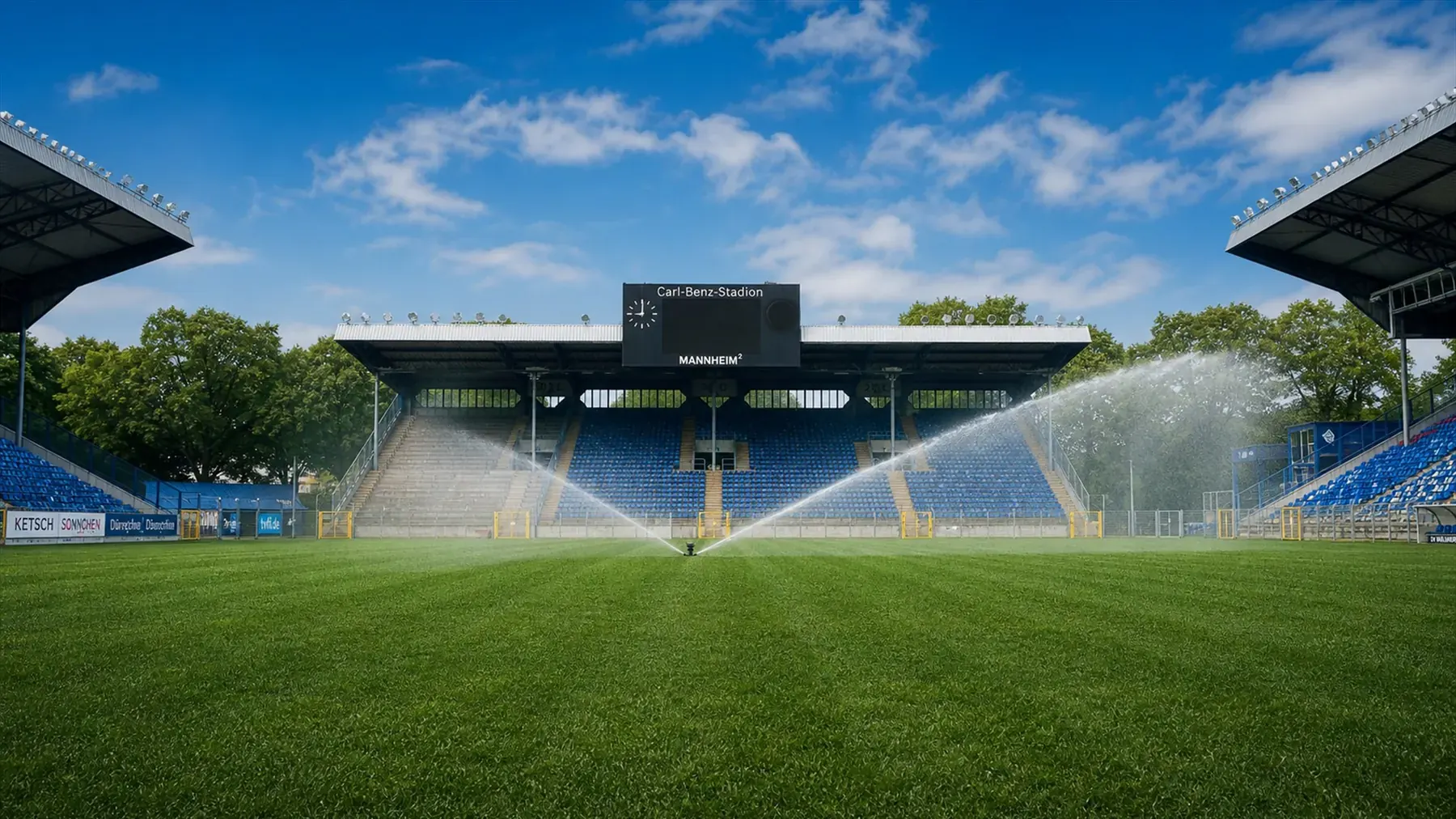 Beregnung einer Sportanlage
