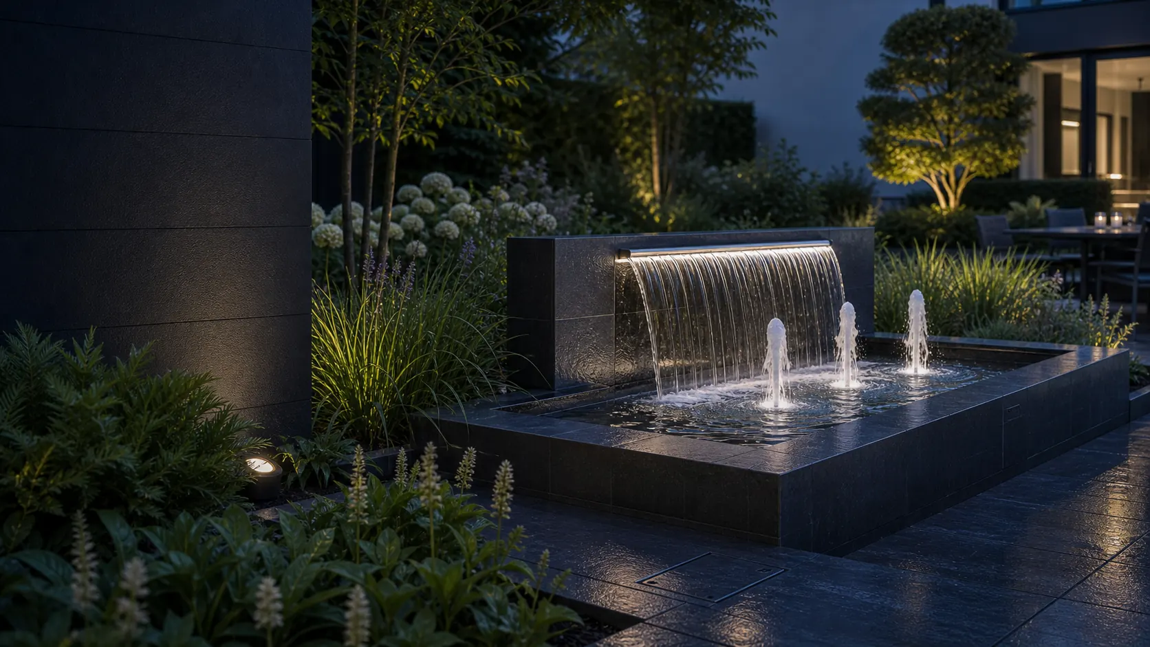 Springbrunnen im Garten: Technik hinter dem Wasserspiel